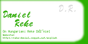 daniel reke business card